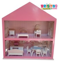 Casita de Muñecas Pequeña amoblada