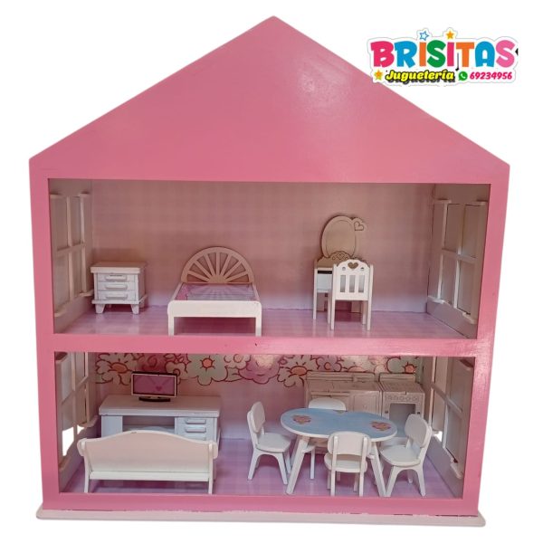 Casita de Muñecas Pequeña amoblada