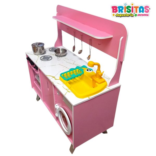 Cocina Montessori Rosada bota agua - Image 3