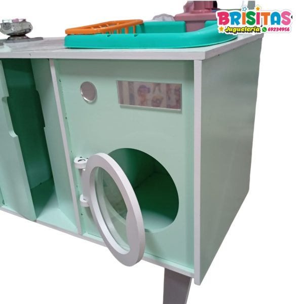 Cocina Montessori Verde menta bota agua - Image 7