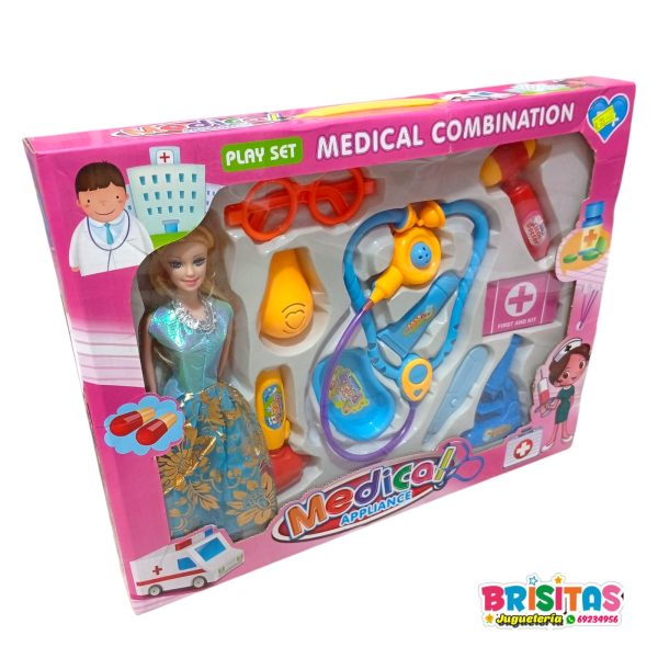 Set de Doctora con Muñeca