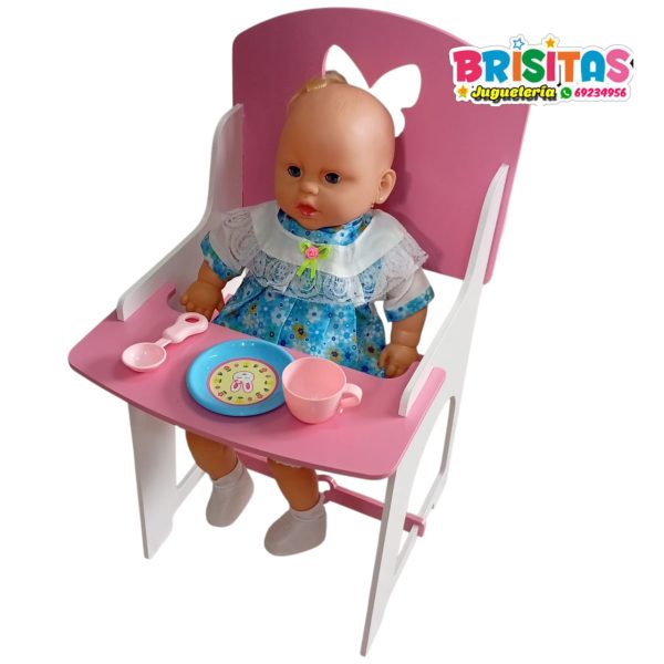 Silla Comedor con muñeca modelo 1