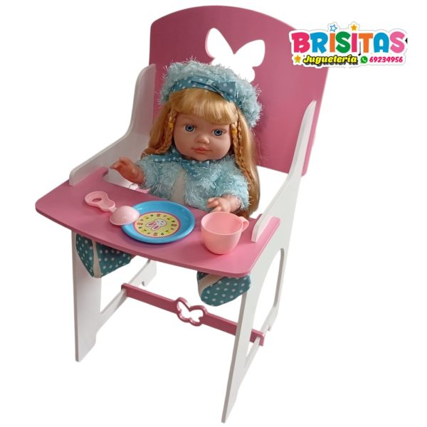 Silla Comedor con muñeca modelo 2