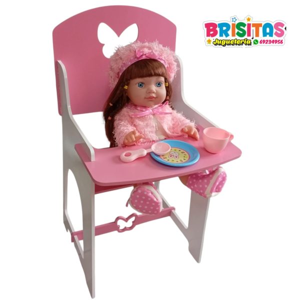 Silla Comedor con muñeca modelo 3