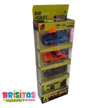Autos de Colección Metálico 4 en 1