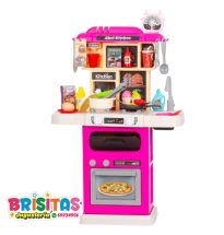 Cocina Rosa con Accesorios