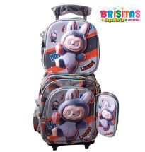 Mochila Escolar 3 piezas Labubu