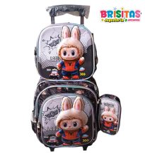 Mochila Escolar 3 piezas Labubu