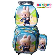 Mochila Escolar 3 piezas Labubu
