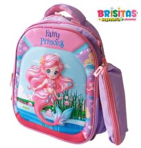 Mochila con estuchera de Inicial Sirenita