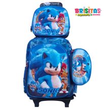 Mochila Oficio Sonic 3 piezas