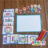 Tarjetas Didácticas con Personajes