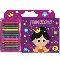 Libro para Colorear y Actividades de Princesas