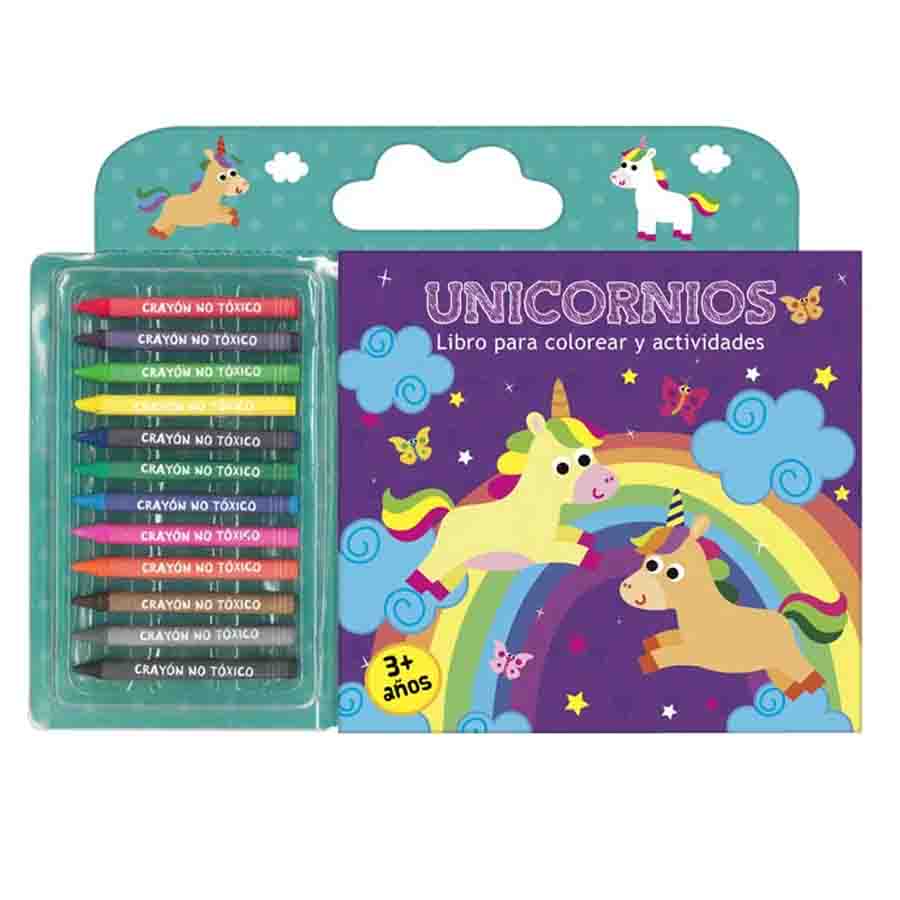Libro para Colorear y Actividades de Unicornios