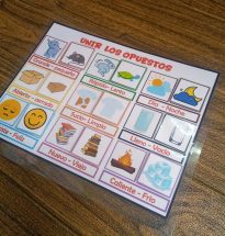 Cartilla de Opuestos con Velcro
