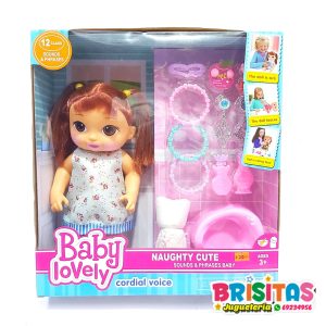 Muñeca Baby Lovely Con Accesorios