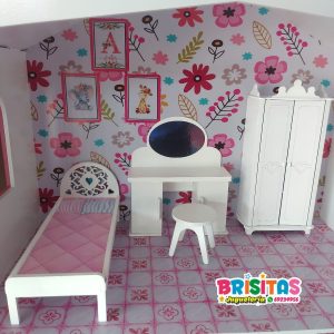Juego de dormitorio  p/muñecas Barbies
