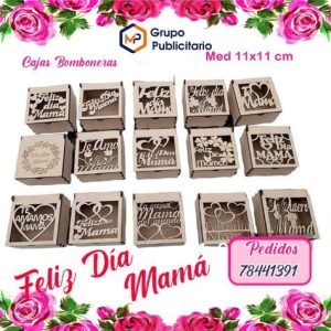 Cajas Cuadradas con Frases