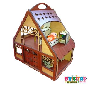 Casita Pequeña Transportable con Accesorios