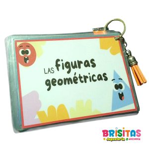 Figuras Geométricas en fichas Llavero