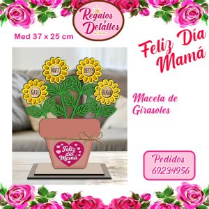Maceta de Girasoles