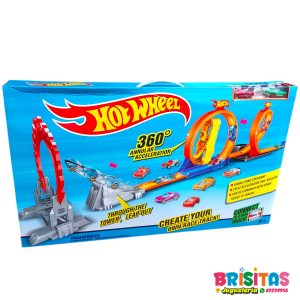 Pista Hotwheel Grande 360 grados