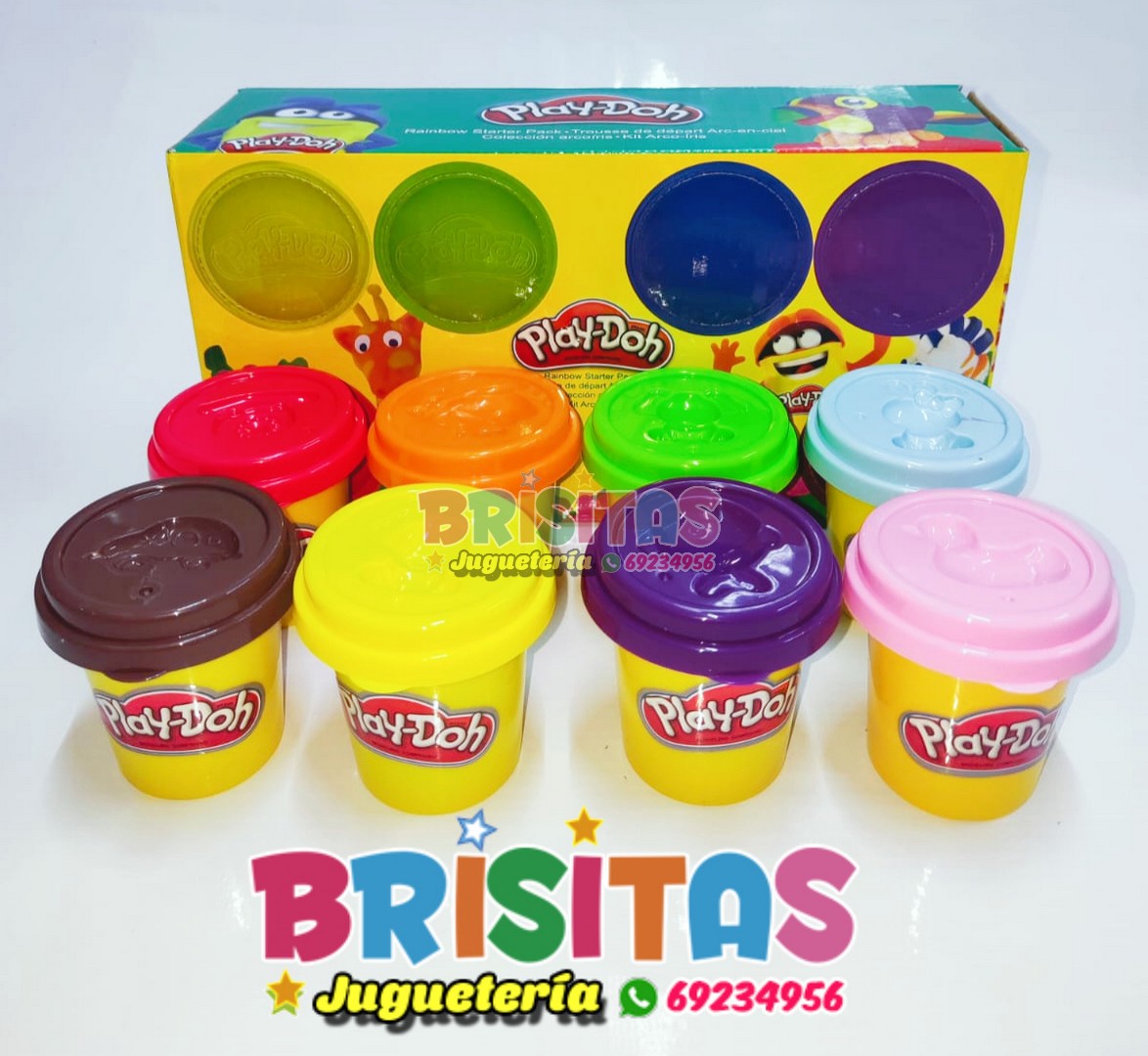 Set de 8 Botes de Plastilinas