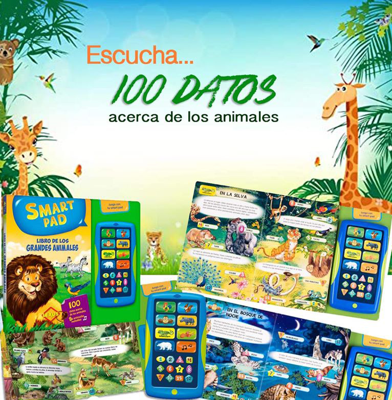 Libro Smart Pad Grandes Animales