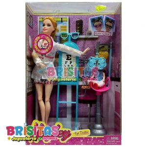 Muñeca Tipo Barbie Oculista