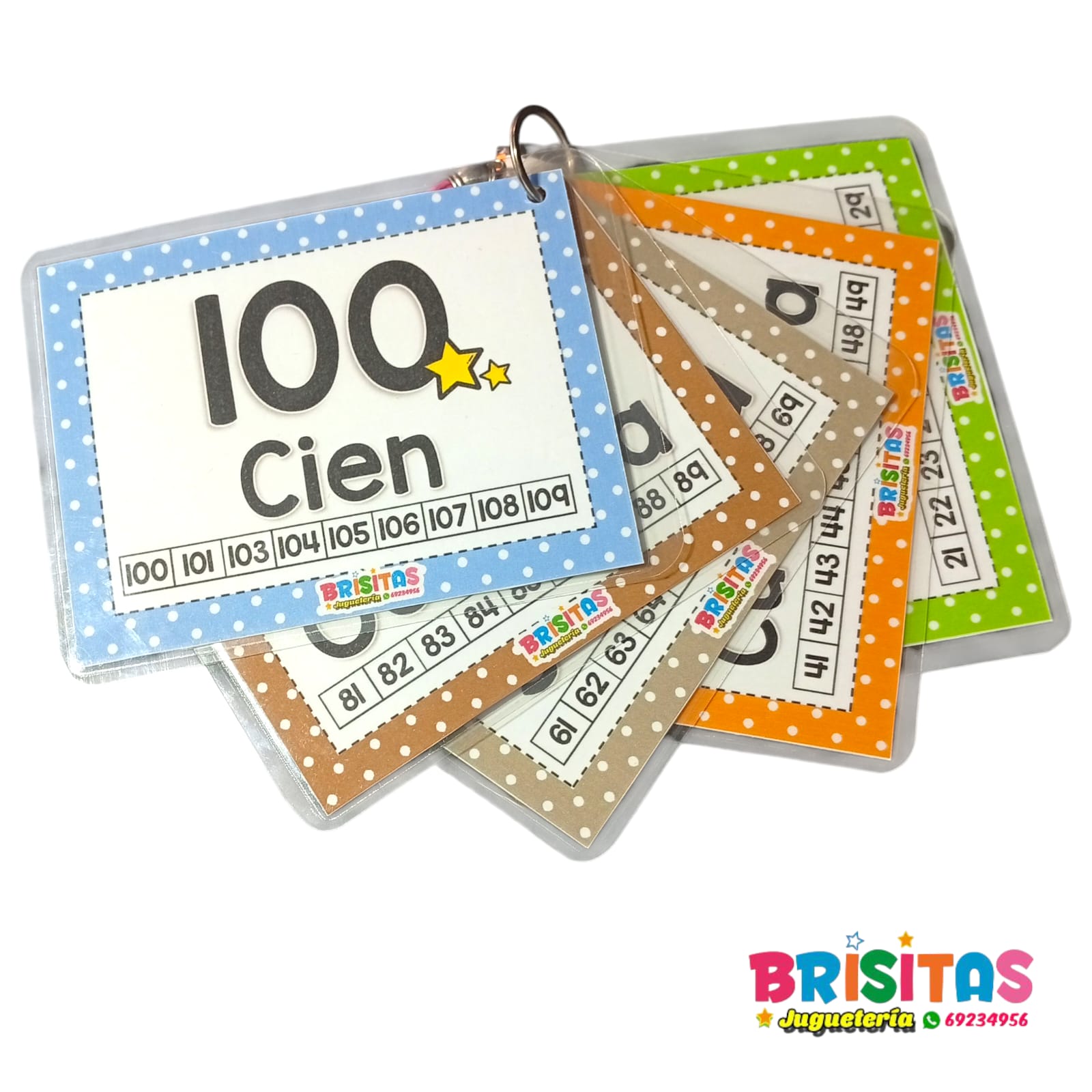 Tarjetas de Números en secuencias del 10 al 100 - Imagen 2