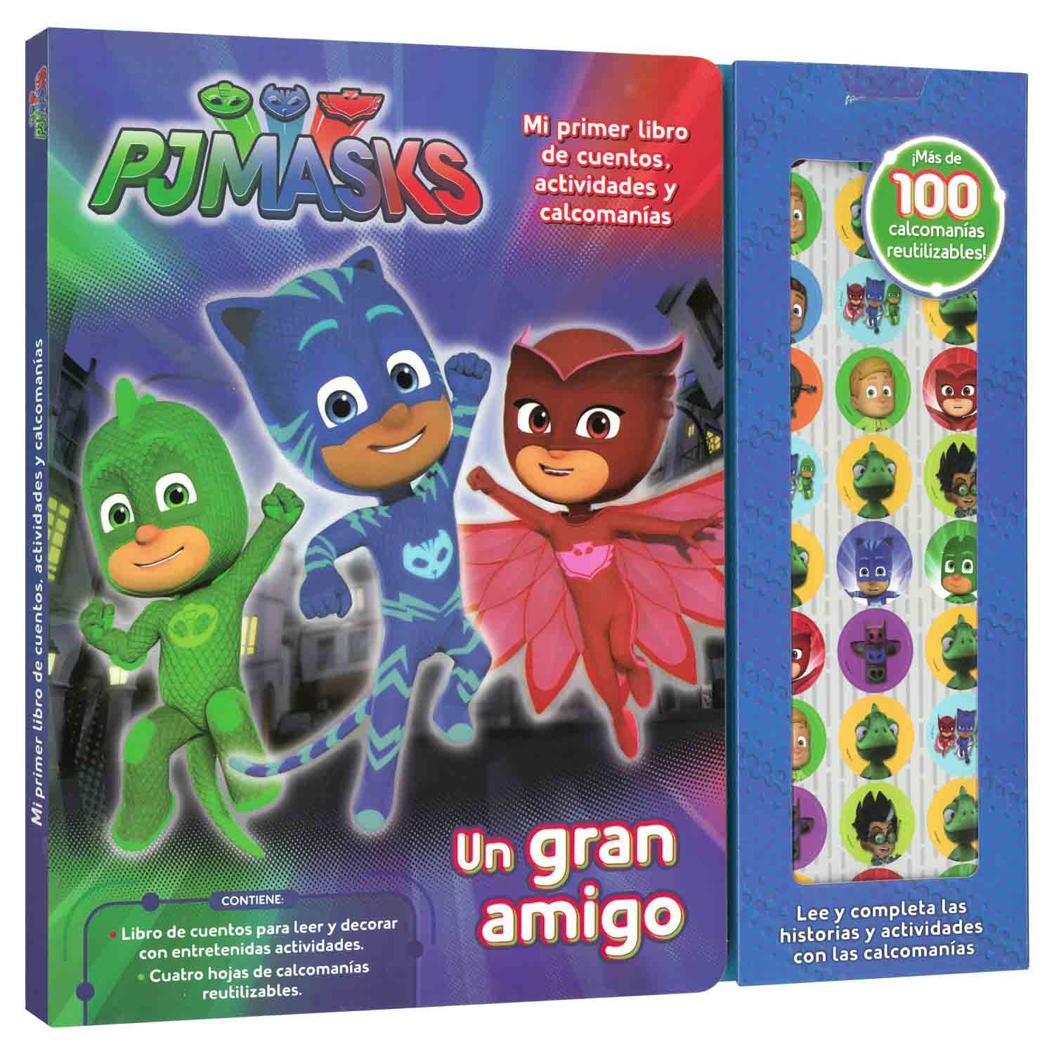 Libro De Cuentos Y Actividades Un Gran Amigo Pjmasks