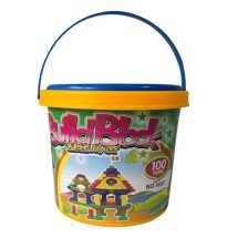 Balde De Bloques Juguete Didáctico 100 piezas