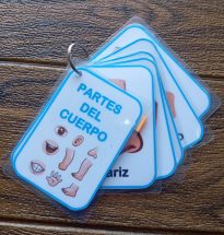 Llavero las Partes del Cuerpo (fotos animadas)