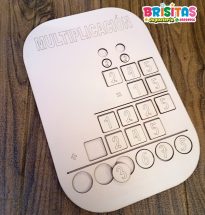 Tablero Montessori Multiplicación