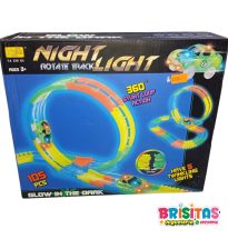 Pista Night Light 105 Piezas