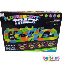 Pista Fluorescente Track 328 Piezas