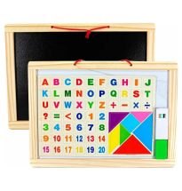 Montessori Pizarra Doble Cara con Imán