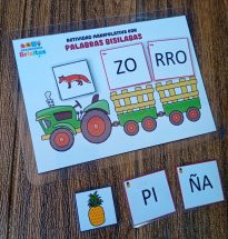 Cartilla de Silabas (bisílabas con velcro)