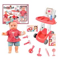 Muñeca Bebé con Accesorios de Doctora
