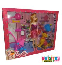 Muñeca Barbie con Accesorios