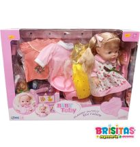 Muñeca Bebé con Vestidos