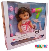 Muñeca con Accesorios de Belleza