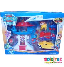 Torre Paw Patrol + 2 personajes y Vehículos