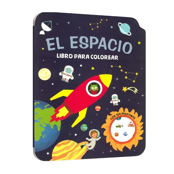 Libro con 100 Pegatinas El Espacio