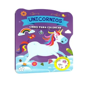 Libro con 100 Pegatinas Unicornios