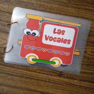 Libro Las Vocales con Velcro