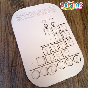 Tablero Montessori Multiplicación