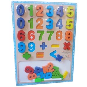 Montessori Encaje de Números y Pizarra