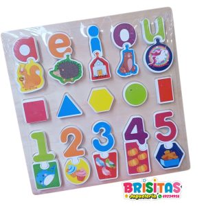 Montessori Encaje de Vocales
