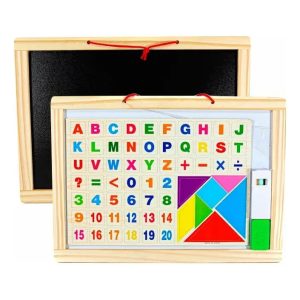 Montessori Pizarra Doble Cara con Imán